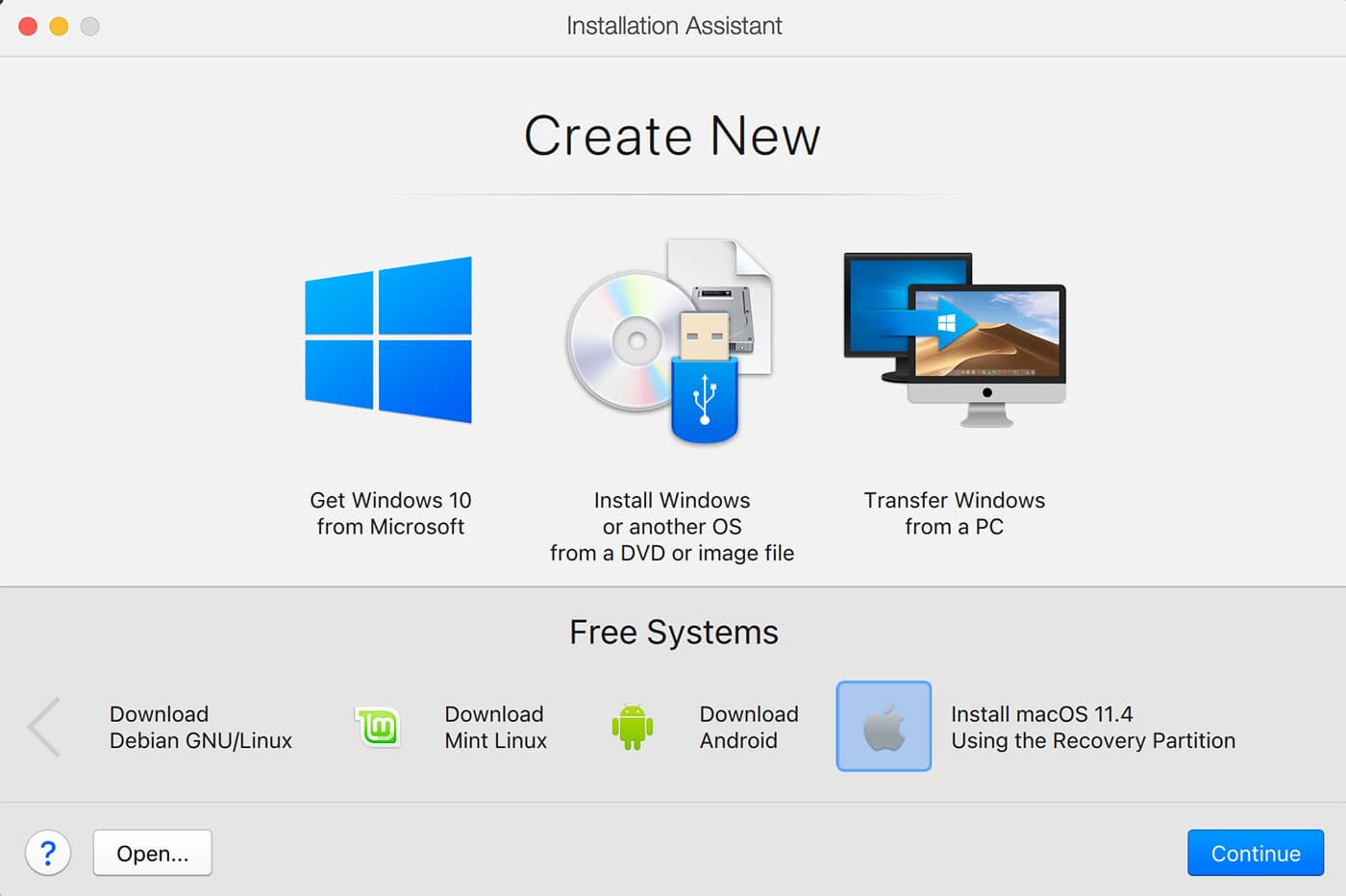 install windows emulator on my intel based mac